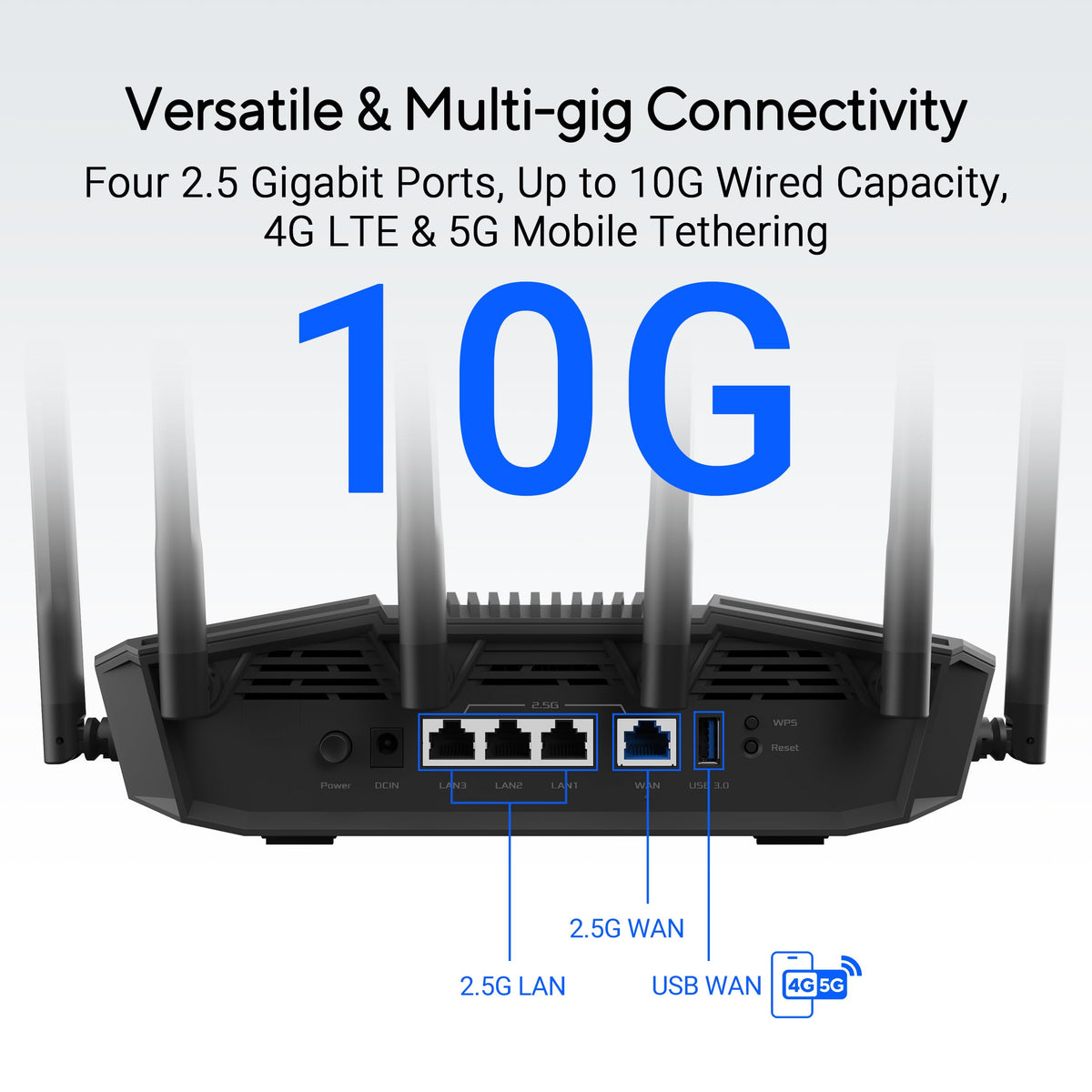 ASUS RT-BE90U AiMesh extendable design for seamless roaming.