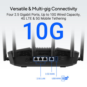 ASUS RT-BE90U AiMesh extendable design for seamless roaming.