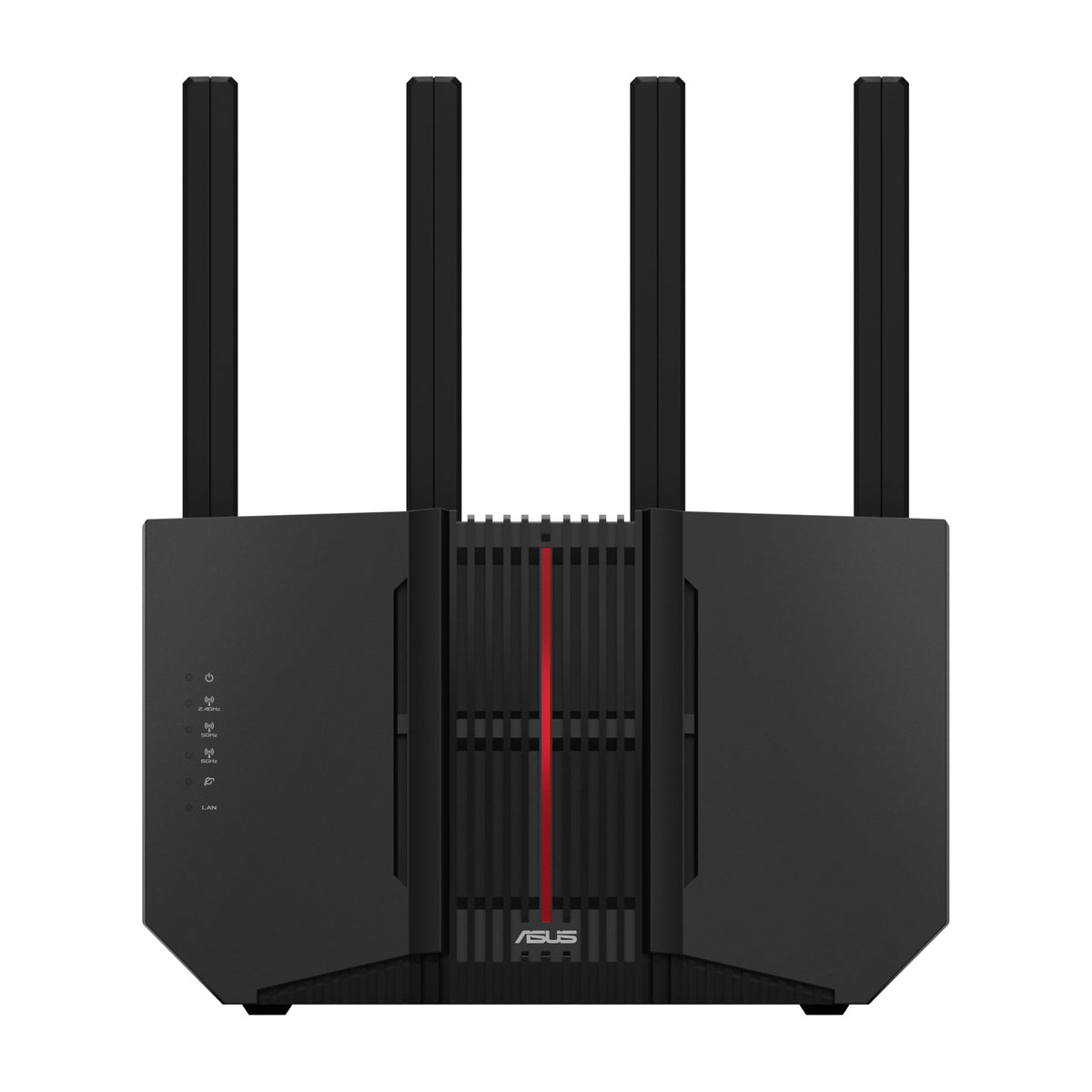 ASUS RT-BE92U IoT network panel managing smart devices securely.