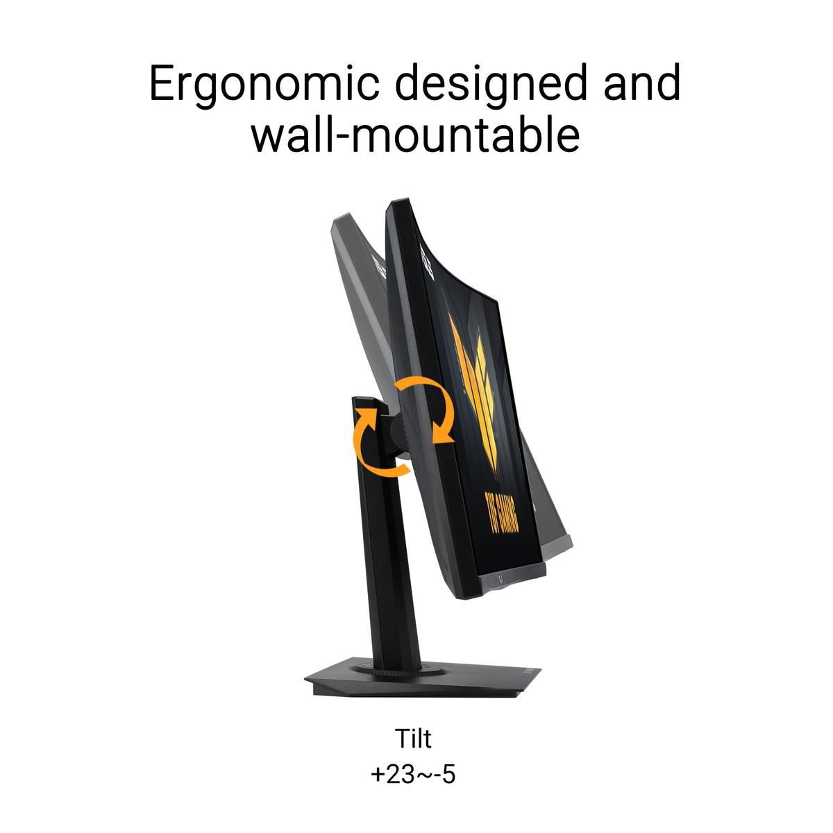 ASUS TUF VG24VQER ELMB SYNC visual shows reduced ghosting in action.