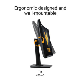 ASUS TUF VG24VQER ELMB SYNC visual shows reduced ghosting in action.