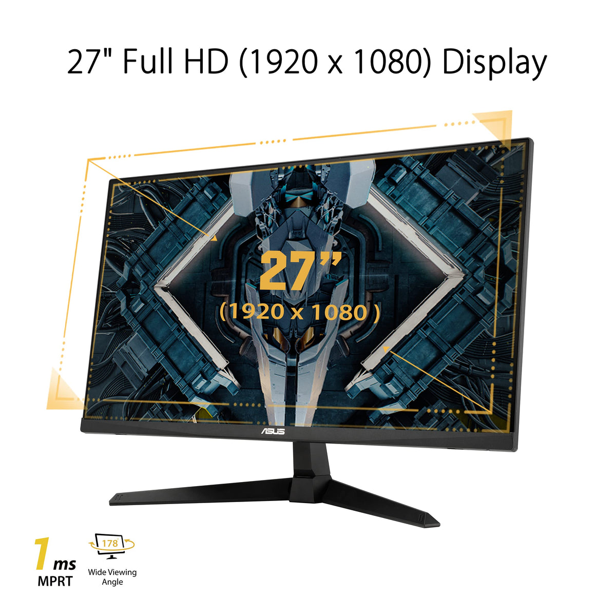 ASUS TUF VG277Q1A 165Hz refresh-rate screen for ultra-smooth action