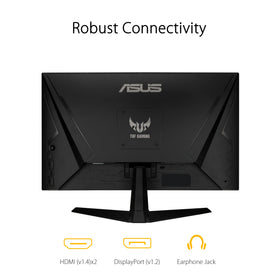 ASUS TUF VG277Q1A HDMI and DisplayPort inputs for easy setup