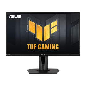 ASUS TUF VG27AQ front view showing immersive 27-inch QHD gaming panel