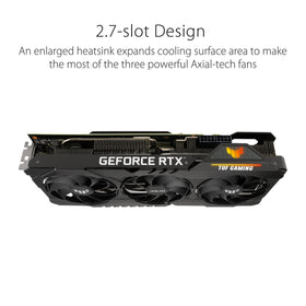 ASUS TUF RTX 3070 Ti OC dual fans delivering smooth operation
