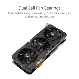 ASUS TUF RTX 3070 Ti OC ports with HDMI 2.1 and DisplayPort 1.4a ready