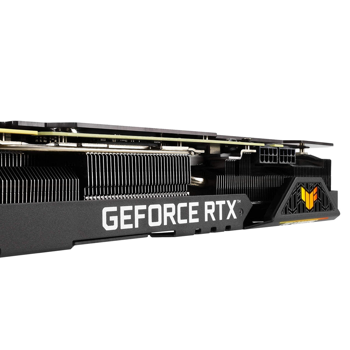 ASUS TUF RTX 3090 OC Edition DisplayPort 1.4a edge for multi-monitor setups.