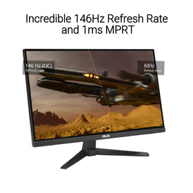 VG249QE5A overclocks to 146Hz for ultra-smooth gameplay