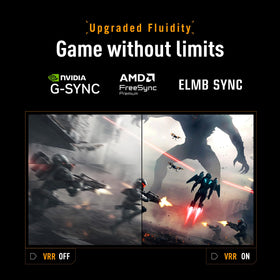 ASUS TUF VG249QM5A 240Hz refresh rate for ultra-smooth motion