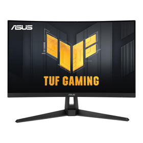 ASUS TUF VG27VH1B curved monitor front view for immersive gaming