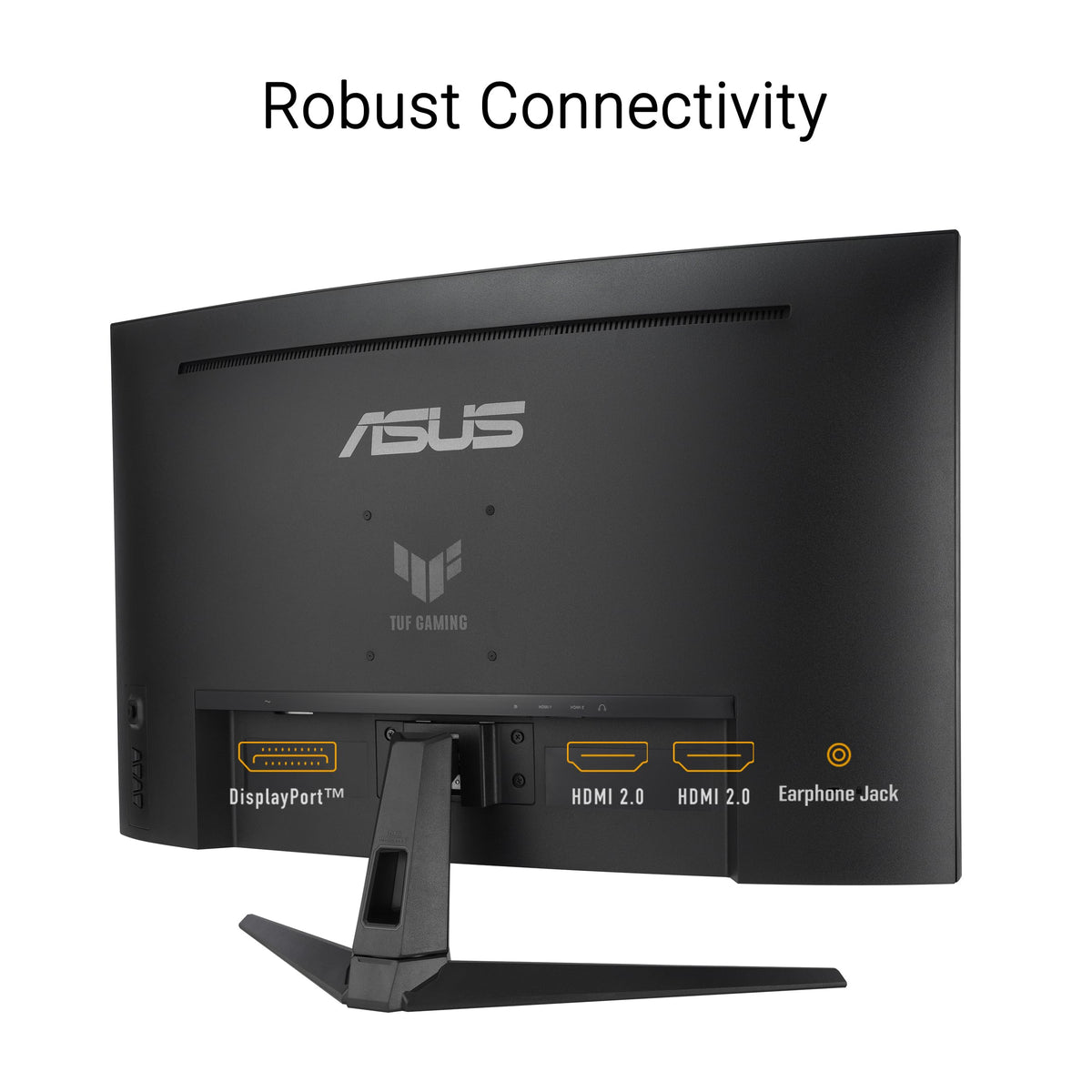 DisplayWidget Center interface on ASUS TUF VG32VQM5AZ for quick settings