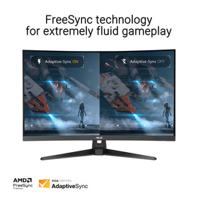 ELMB Sync technology on ASUS TUF VG32VQM5AZ reduces motion blur