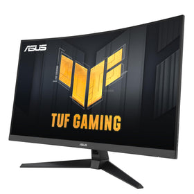 Box contents for ASUS TUF VG32VQM5AZ with cables and quick start guide