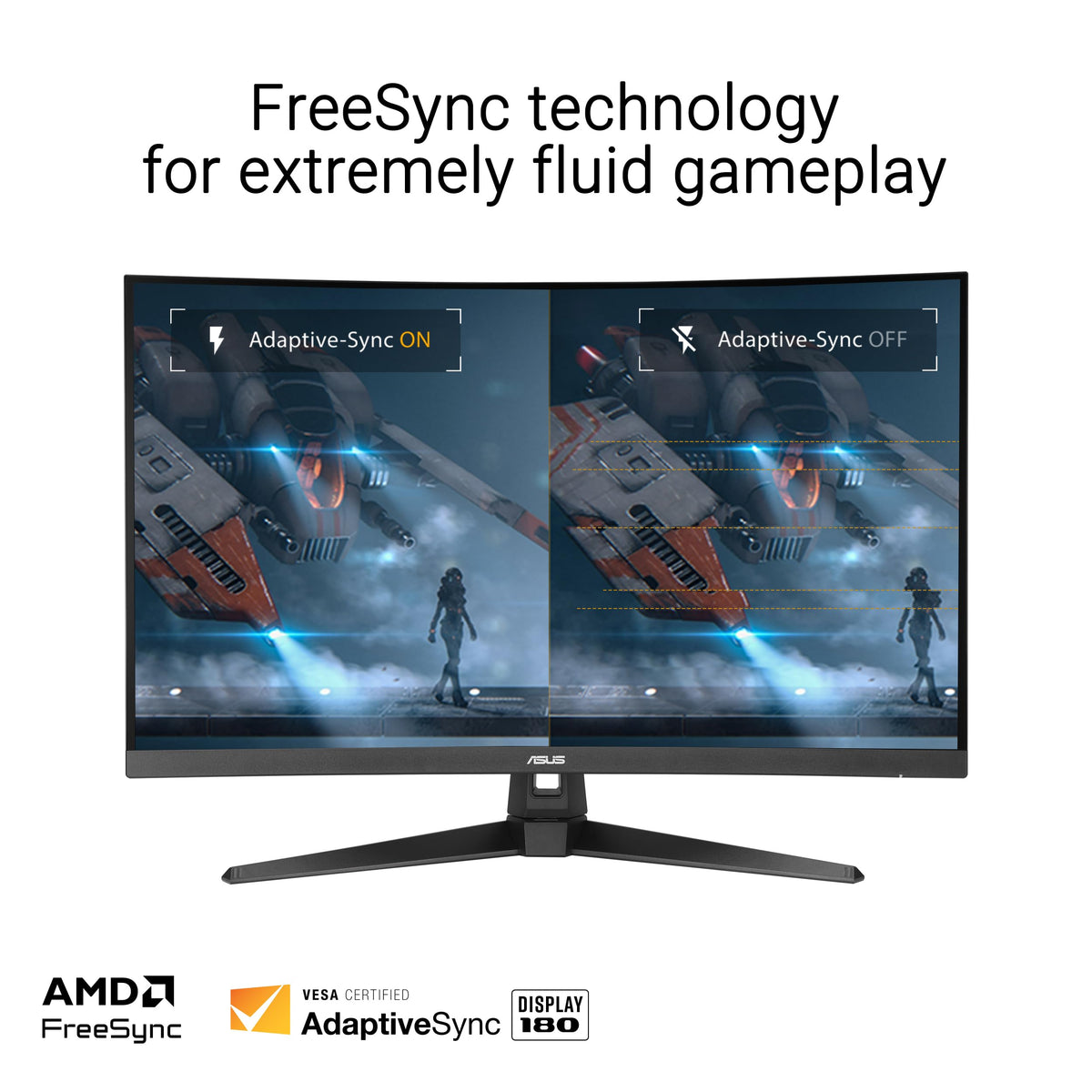 ASUS VG32WQ3B ELMB technology enhances motion clarity