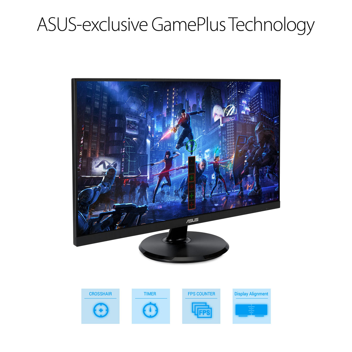 ASUS VA24DCP built-in speakers for clean desktop setup