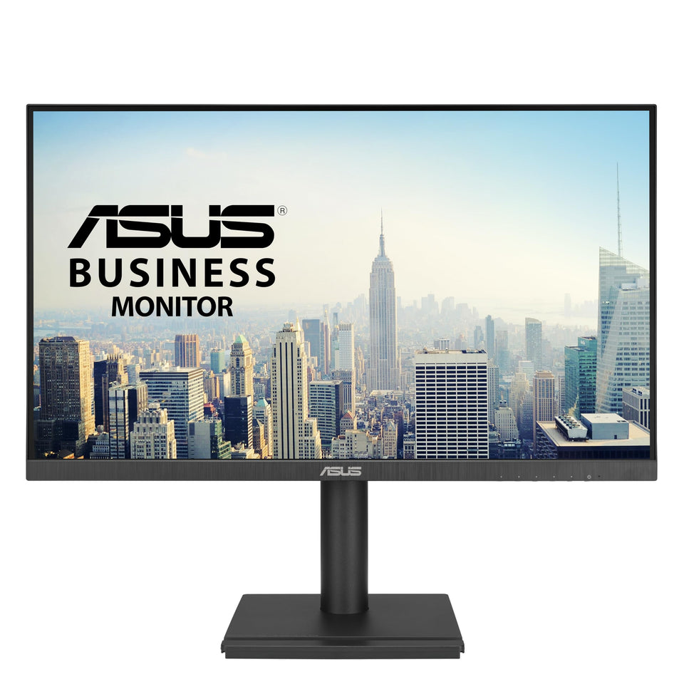 ASUS VA24DQFS frameless IPS panel with wide viewing angles supports team collaboration.