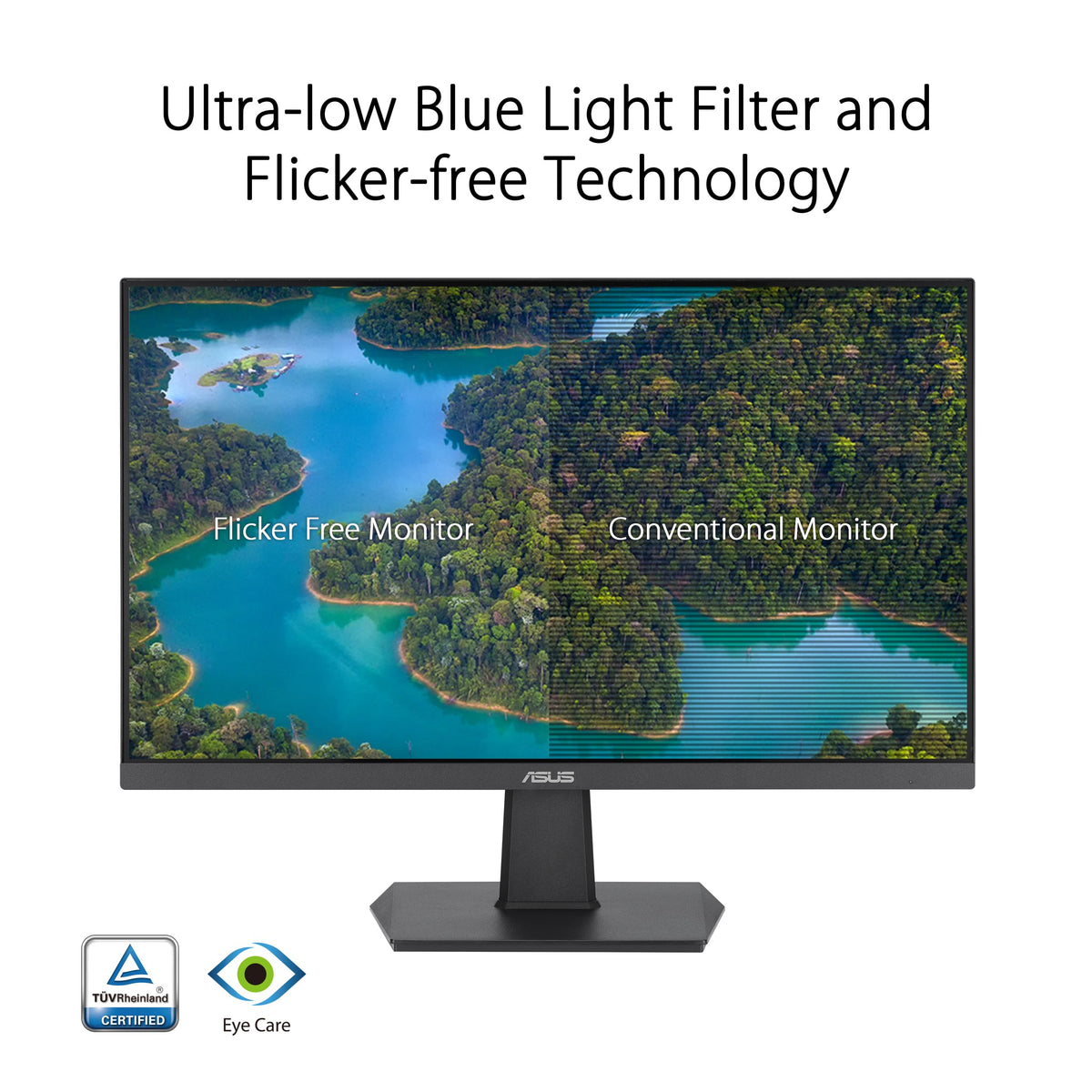 ASUS VA24EHF Adaptive-Sync reduces tearing for fluid motion