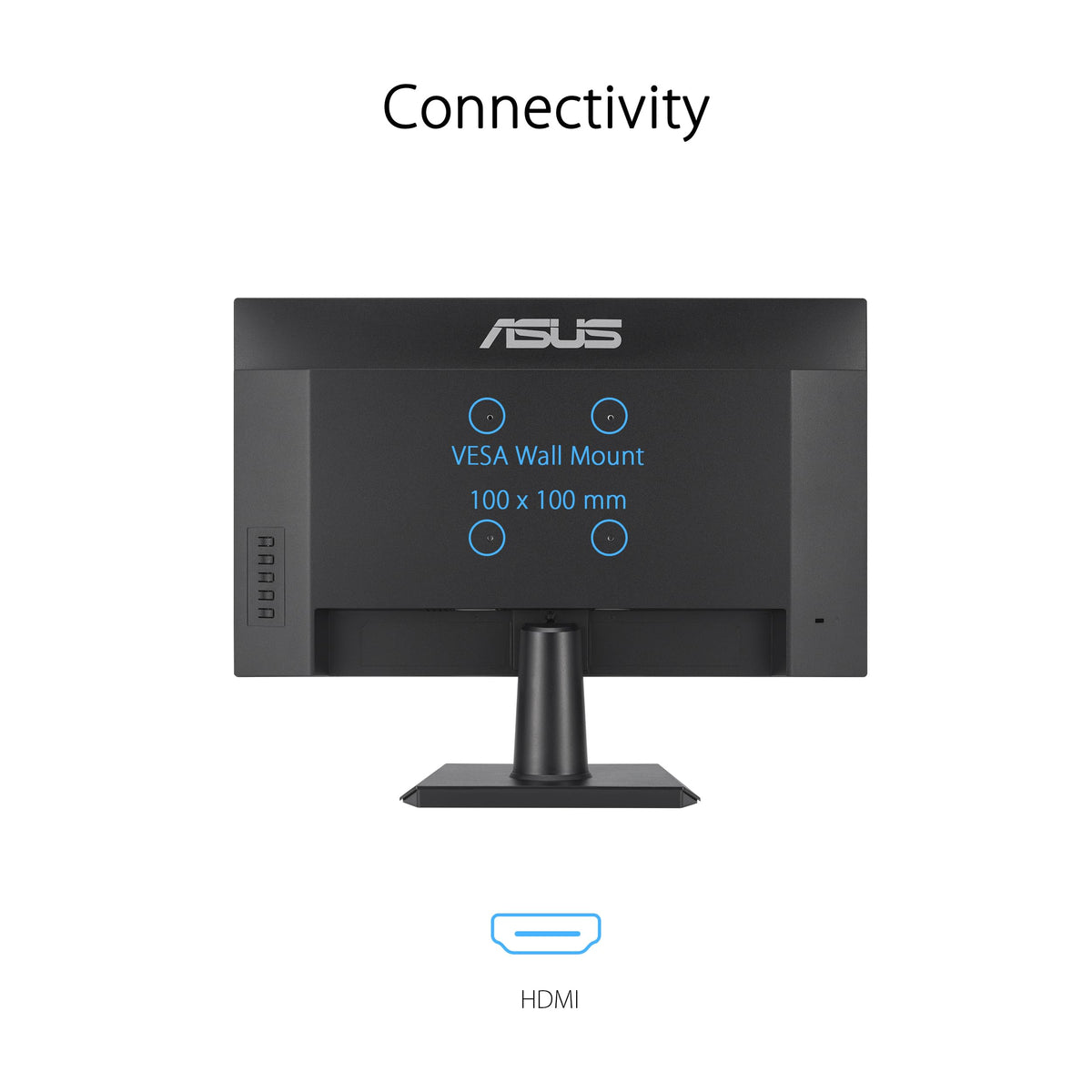 ASUS VA24EHF Flicker-free and Low Blue Light technology for comfort