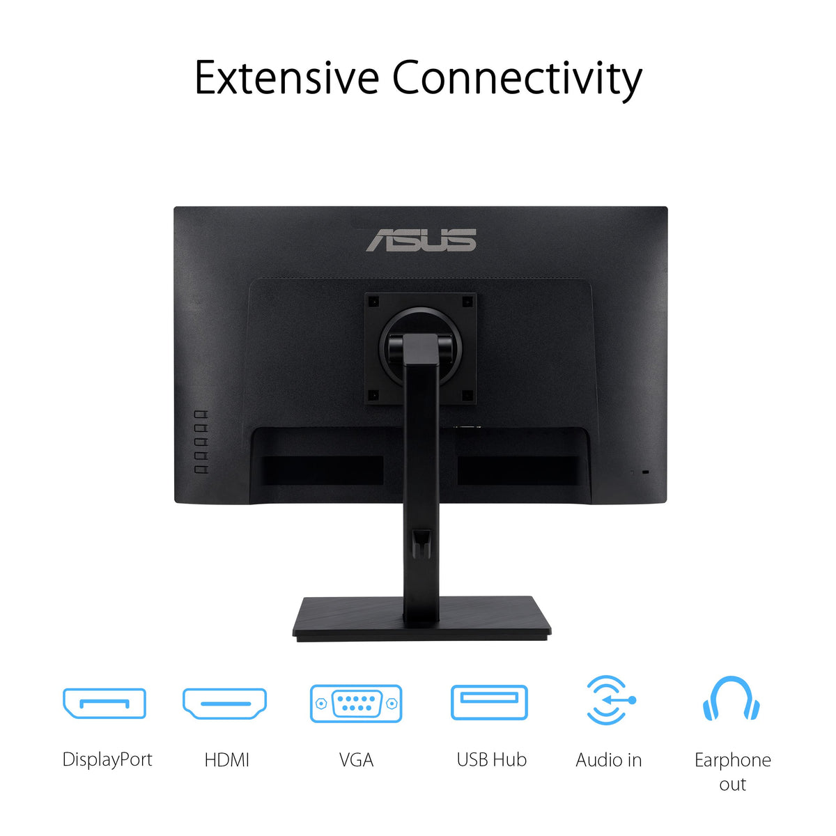 ASUS VA24EQSB eye care features help reduce eye fatigue during long sessions.