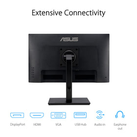 ASUS VA24EQSB eye care features help reduce eye fatigue during long sessions.