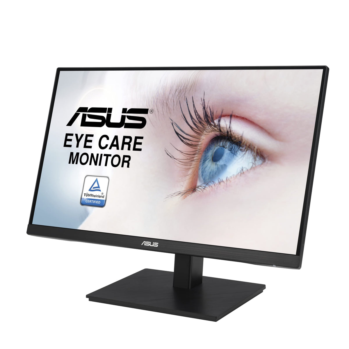 ASUS VA24EQSB VESA-mountable design enables flexible mounting on compatible stands.