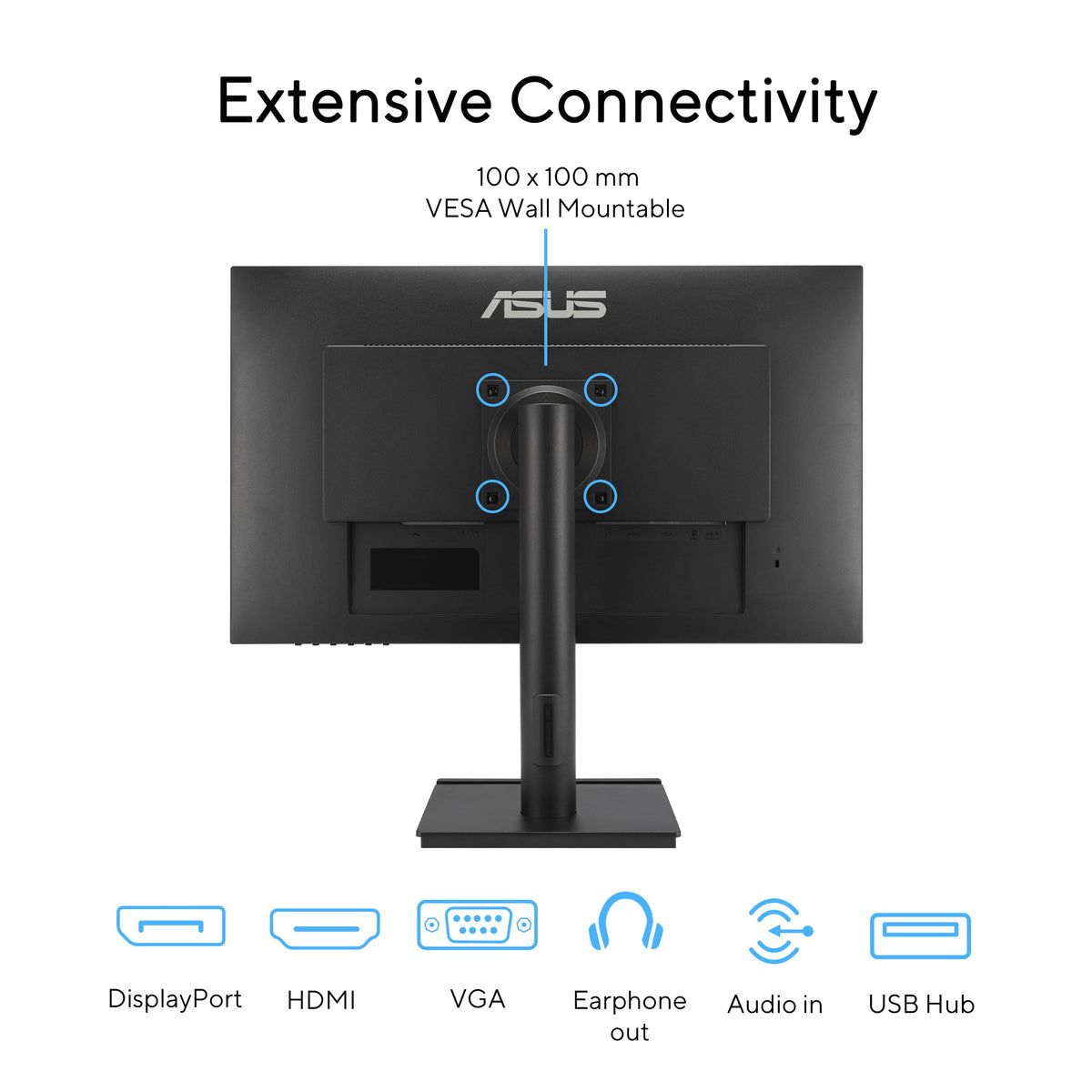 ASUS VA279QGS box includes HDMI cable and power cord for ready setup