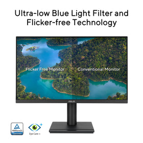 ASUS VA279QGS VESA-mountable design saves desk space and enhances flexibility