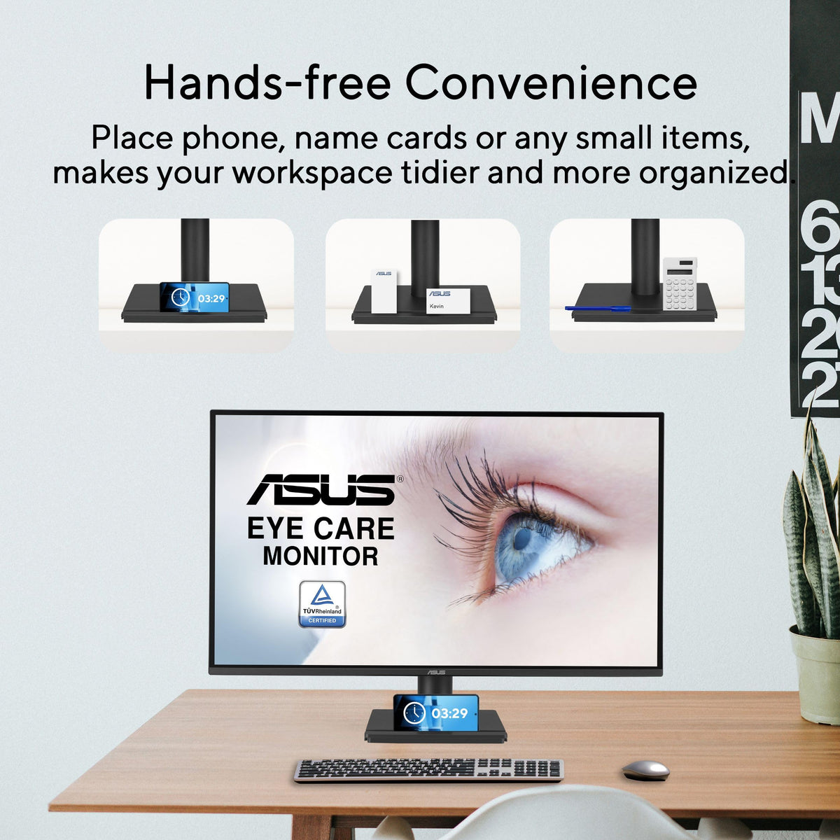 ASUS VA27AQ 75Hz Adaptive-Sync for smooth scrolling and video playback
