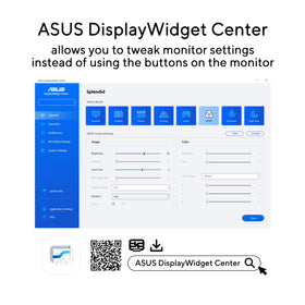 ASUS VA27AQ HDMI, DP, and VGA provide flexible connectivity