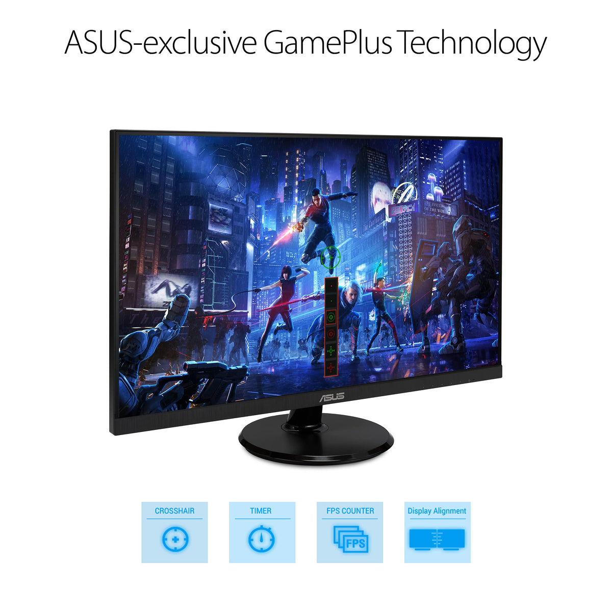 ASUS VA27DQ frameless design enhances desk aesthetics and space