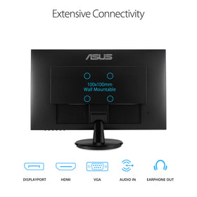 ASUS VA27DQ built-in speakers provide audio without extra accessories