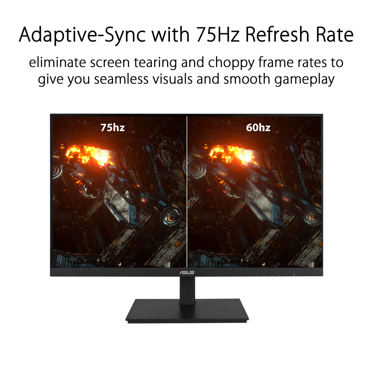 ASUS VA27DQSB IPS panel with 178-degree viewing angle for accurate colors