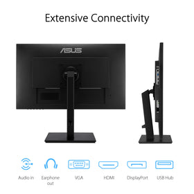 ASUS VA27DQSB VESA-ready mount to free desk space