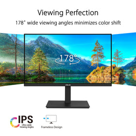 ASUS VA27ECPSN 75Hz Adaptive-Sync reduces motion trails for smoother video