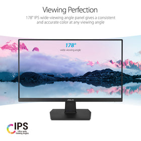ASUS VA27EHE adaptive-sync at 75Hz provides smooth, fluid video.