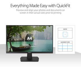 ASUS VA27EHE ergonomic tilt and VESA compatibility frees desk space.