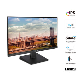 ASUS VA27EHE IPS panel with 178° viewing for consistent colors from any angle.