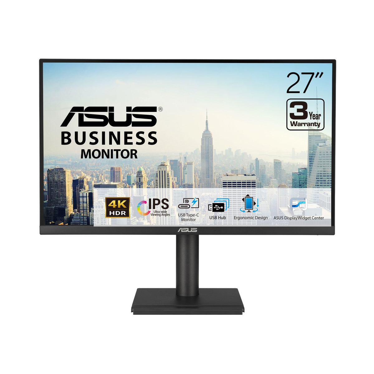 ASUS VA27UCPS 27-inch 4K UHD display for crisp visuals and productive multitasking.