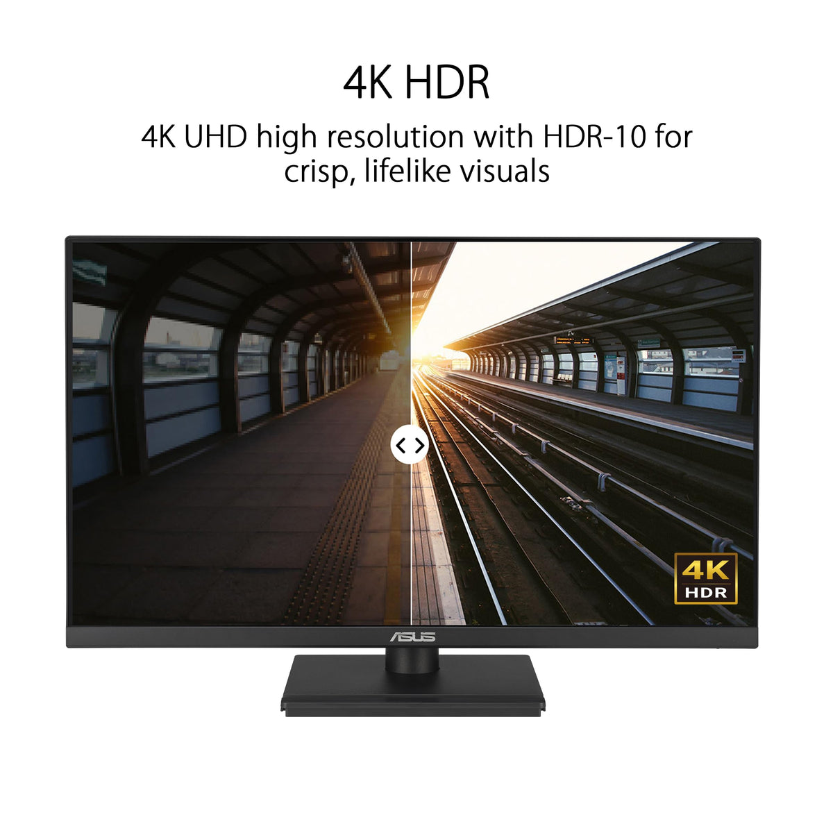 ASUS VA27UCPS HDR-10 support delivering brighter highlights and deeper shadows.