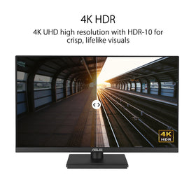 ASUS VA27UCPS HDR-10 support delivering brighter highlights and deeper shadows.