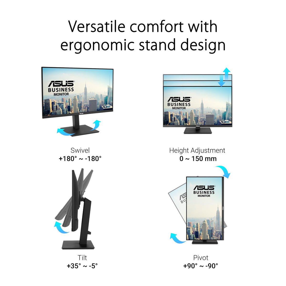 ASUS VA27UQSB USB hub simplifies peripheral connections