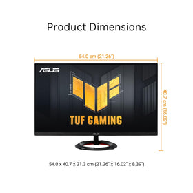ASUS VG249Q3R color demo emphasizing vivid 100% sRGB hues