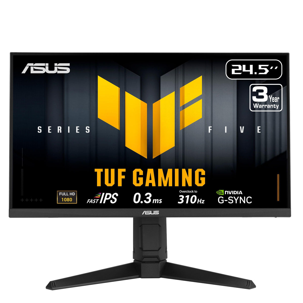 ASUS VG259QMRL5A included accessories for quick setup and testing.