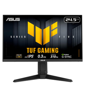 ASUS VG259QMRL5A front view showcases sharp Full HD visuals for immersive gaming.