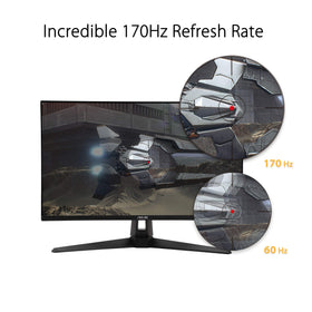 ASUS VG27AQ1A ELMB feature reduces ghosting for clearer action scenes