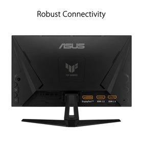 ASUS VG27AQA1A gaming action demonstrates smooth gameplay at high refresh