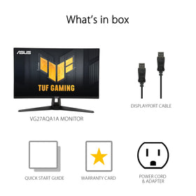 ASUS VG27AQA1A built-in speakers offer convenient audio