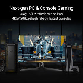 ASUS VG27UQ1A 95% DCI-P3 color coverage delivers vibrant, cinema-like colors