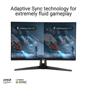 ASUS VG27UQ1A ELMB Sync reduces ghosting for sharp motion during play