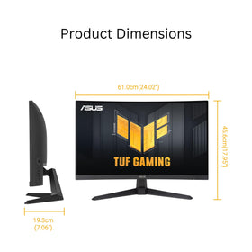 ASUS VG27VQM1B side ports for easy cable setup